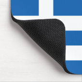 Patriotic Greece Flag Muismat (Hoek)