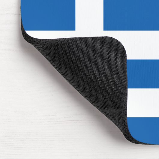 Patriotic Greece Flag Muismat (Hoek)