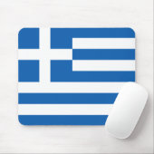 Patriotic Greece Flag Muismat (Met muis)