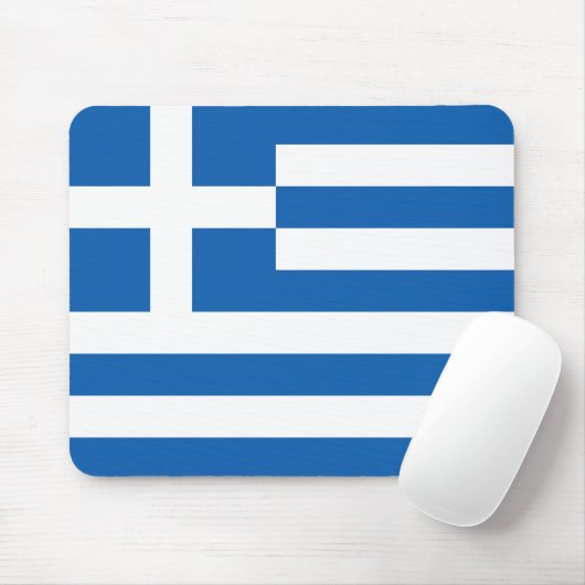 Patriotic Greece Flag Muismat (Met muis)
