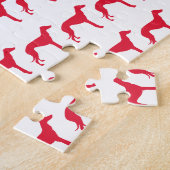 Patriotic Greyhound Dog Legpuzzel (Zijkant)