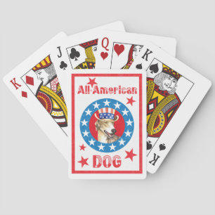 Patriotic Greyhound-speelkaarten Pokerkaarten