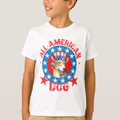 Patriotic Greyhound T-Shirt (Voorkant)