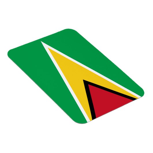 Patriotic Guyana Flag Magneet (Rechterzijde)
