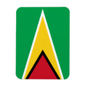 Patriotic Guyana Flag Magneet (Verticaal)