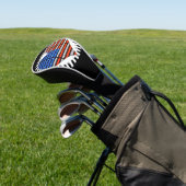 Patriotic Heart American Flag Golfheadcover (Insitu)
