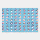 Patriotic Heart Inpakpapier Vel (Voorkant)