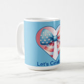 Patriotic Heart Koffiemok (Voorkant links)