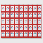 Patriotic Hero Wall of Glory, bedankt militairen Cadeaupapier (Vlak)