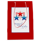 Patriotic Hero Wall of Glory, bedankt militairen Medium Cadeauzakje (Voorkant)