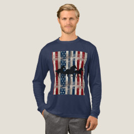 Patriotic Horses  Tri-Blend Shirt