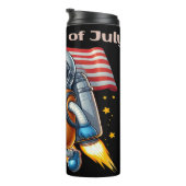 Patriotic Hot Dog: Flying Fourth Fun aangekondigd Thermosbeker (Geroteerd rechts)