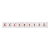 Patriotic Illinois state flag typografie Grosgrain Lint (Voorkant)