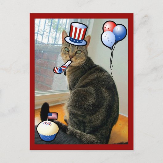 Patriotic Indigo Briefkaart (Voorkant)