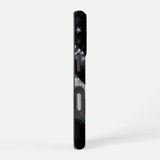 Patriotic Industrial American Flag iPhone Hoesje (Rechterkant)