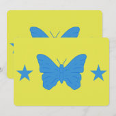 Patriotic  invitations with Flag of Bady Bassit Kaart (Voorkant / Achterkant)