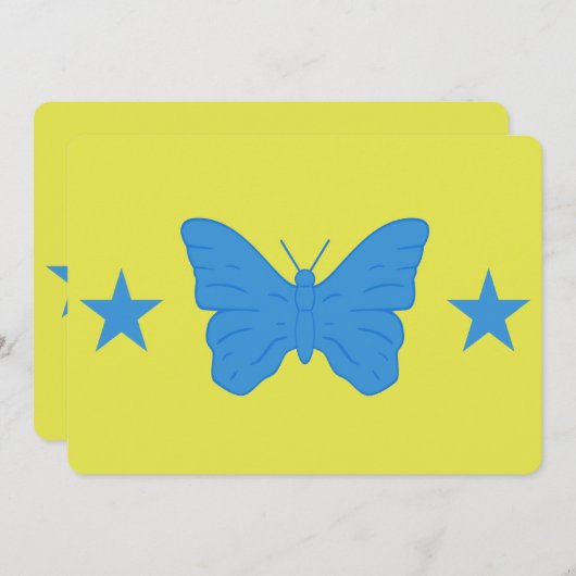 Patriotic  invitations with Flag of Bady Bassit Kaart (Voorkant / Achterkant)