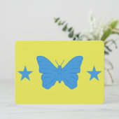 Patriotic  invitations with Flag of Bady Bassit Kaart (Staand voorkant)