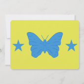 Patriotic  invitations with Flag of Bady Bassit Kaart (Achterkant)