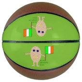 Patriotic Irish Egg Basketball Mini Basketbal (Voorkant)