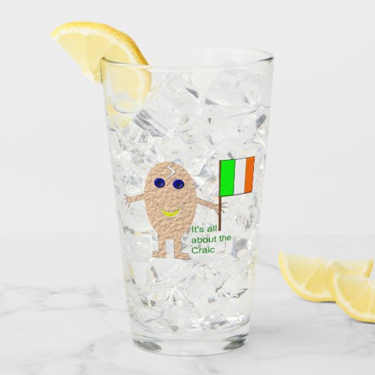 Patriotic Irish Egg Glas (Voorkant ijs)