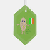 Patriotic Irish Egg Glas Ornament (Voorkant Rechts)