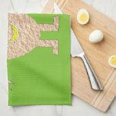 Patriotic Irish Egg Kitchen Towel Theedoek (Quarter Fold)