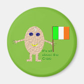 Patriotic Irish Egg Magnet (Voorkant)