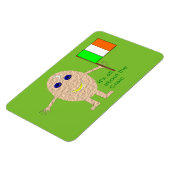 Patriotic Irish Egg Magnet Magneet (Linkerzijde)