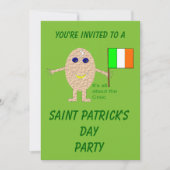 Patriotic Irish Egg Party Kaart (Voorkant)