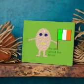 Patriotic Irish Egg Plaque Fotoplaat (Zijkant)