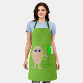Patriotic Irish Egg Schort (Gedragen)