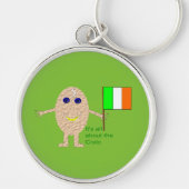 Patriotic Irish Egg Sleutelhanger (Voorkant)