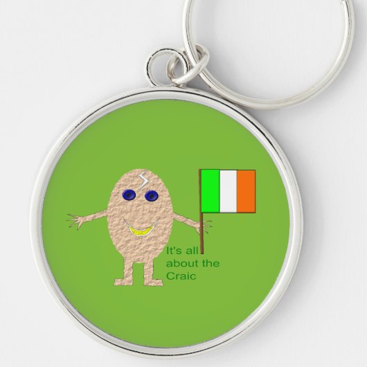 Patriotic Irish Egg Sleutelhanger (Voorkant)
