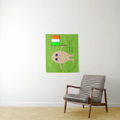 Patriotic Irish Egg Tapestry Wandkleed (In situ)