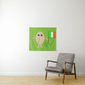 Patriotic Irish Egg Tapestry Wandkleed (In Situ (horizontaal))