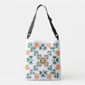 Patriotic Irish Shamrock Crossbody Tas (Achterkant)