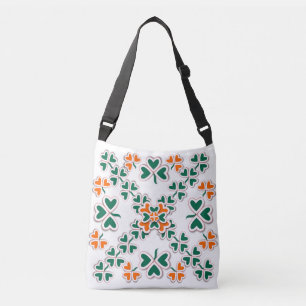 Patriotic Irish Shamrock Crossbody Tas