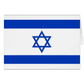 Patriotic Israel Flag (Voorkant Horizontaal)