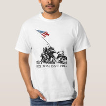 Patriotic Iwo Jima American Flag Freedom WWII