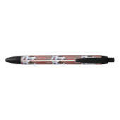 Patriotic Jack Russel Terrier Zwarte Inkt Pen (Achterkant)