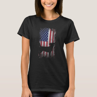 Patriotic Jack Russell Terrier American Flag Cool T-shirt