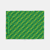 Patriotic JAMAICA FLAG  GREEN Fleece Deken (Voorkant (Horizontaal))