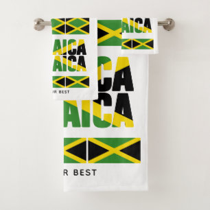 Patriotic JAMAICA JAMAICA Bad Handdoek