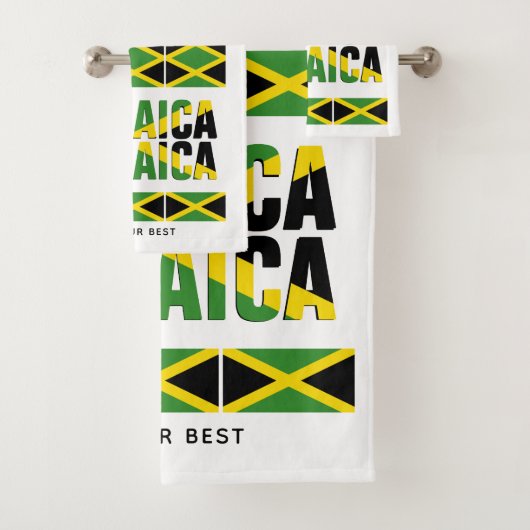 Patriotic JAMAICA JAMAICA Bad Handdoek (Insitu)
