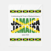 Patriotic JAMAICA JAMAICA Fleece Deken (Voorkant)