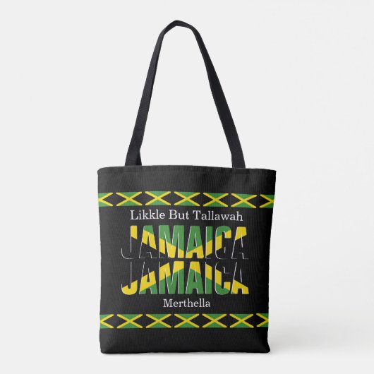 Patriotic JAMAICA JAMAICA Tote Bag (Achterkant)
