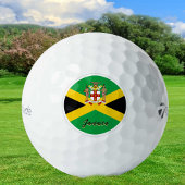 Patriotic Jamaican Flag Golf Balls, Jamaica Golfballen