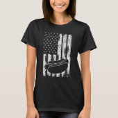 Patriotic July 4th Picnics USA Flag Hotdog Wieners T-shirt (Voorkant)