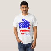 Patriotic Jumping Horse T-shirt (Voorkant volledig)
